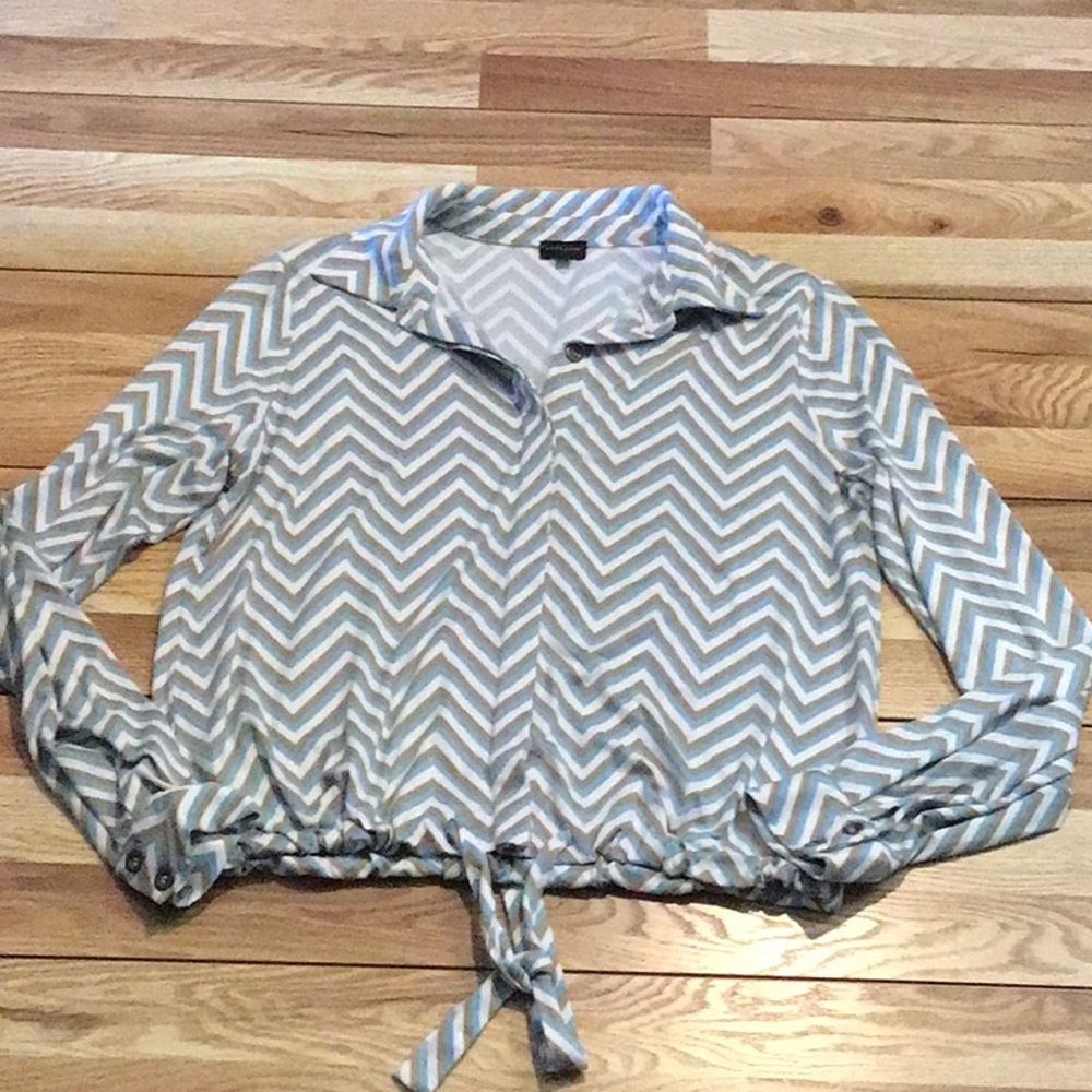 Women Buckle Black top